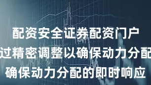 配资安全证券配资门户差速器经过精密调整以确保动力分配的即时响应